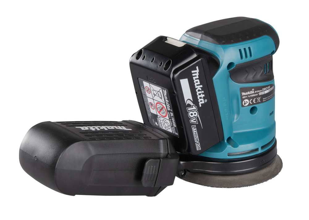 Makita Akku-Exzenterschleifer DBO180, 18V (Ohne Akku, ohne Ladegerät)