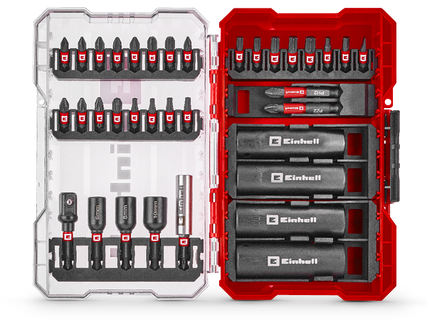 Einhell M-CASE Impact-Bit- und Stecknuss-Set, 35-teilig Einhell M-CASE Impact-Bit- und Stecknuss-Set, 35-teilig