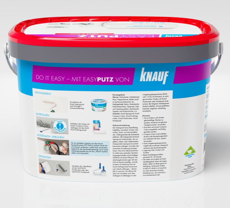 Knauf EASYPUTZ, weiß, 1 mm, 20 kg