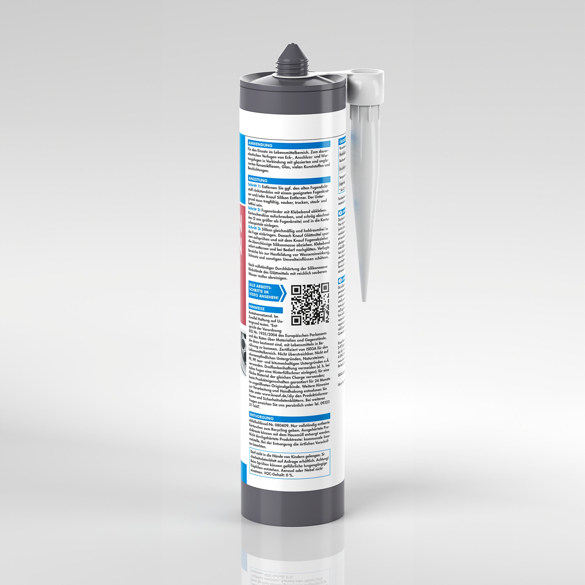 Knauf küchen silikon, weiß, 300 ml Knauf küchen silikon, weiß, 300 ml