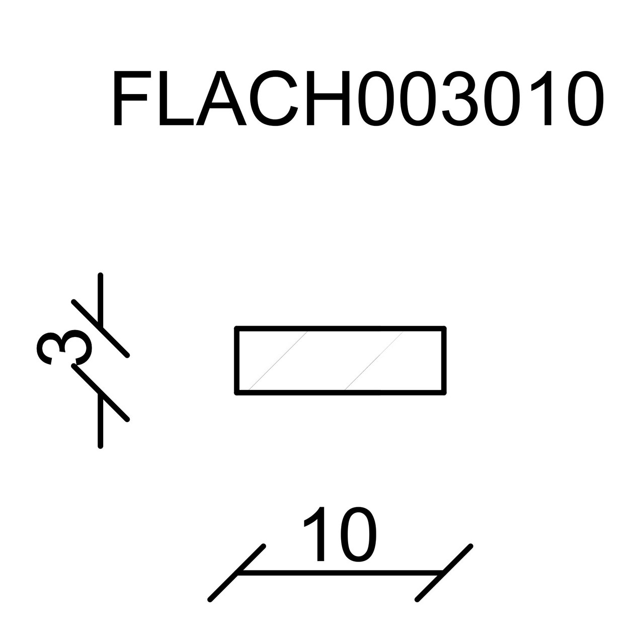 544222-Querschnitt Neuhofer Flachleiste, Fichte/Kiefer astrein roh