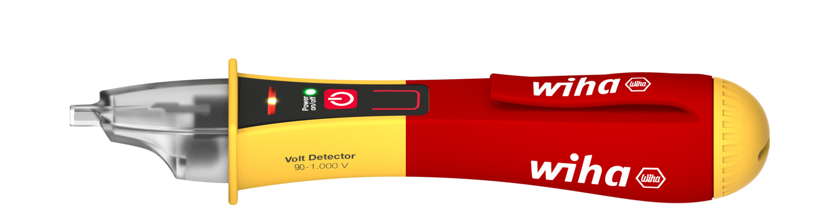 Wiha Spannungsprüfer Volt Detector berührungslos, einpolig 90 – 1.000 V AC inkl. 2x AAA-Batterien