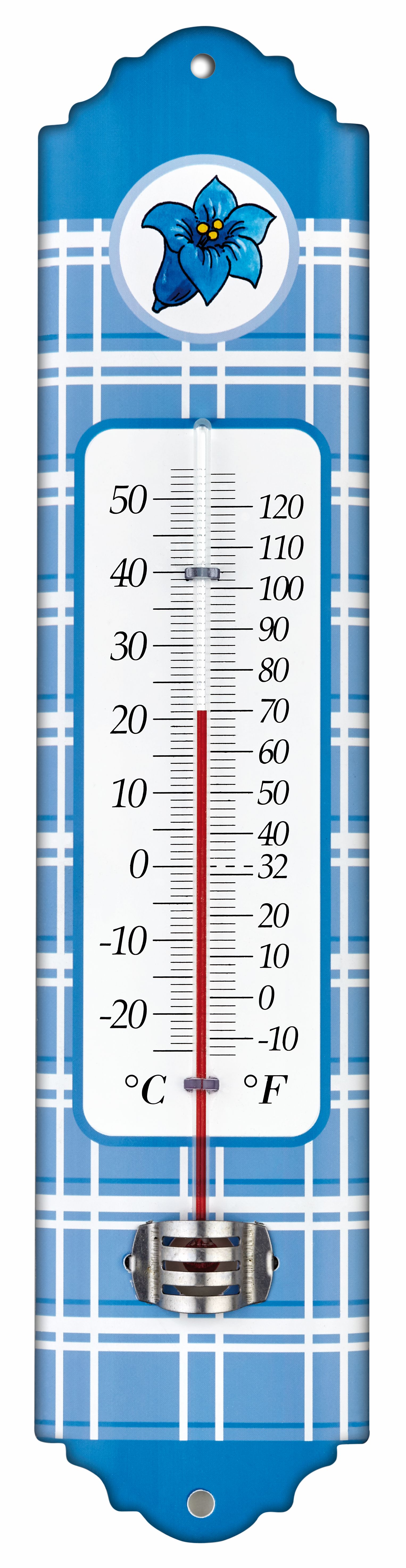 659284_12205206 DOSTMANN INNEN/AUßENTHERMOMETER BLAU