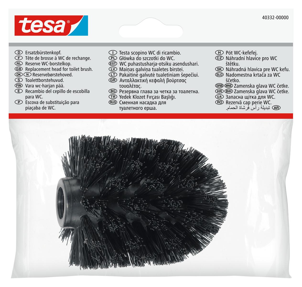 tesa_403320000000_LI490_front_pa tesa Ersatzbürstenkopf, schwarz
