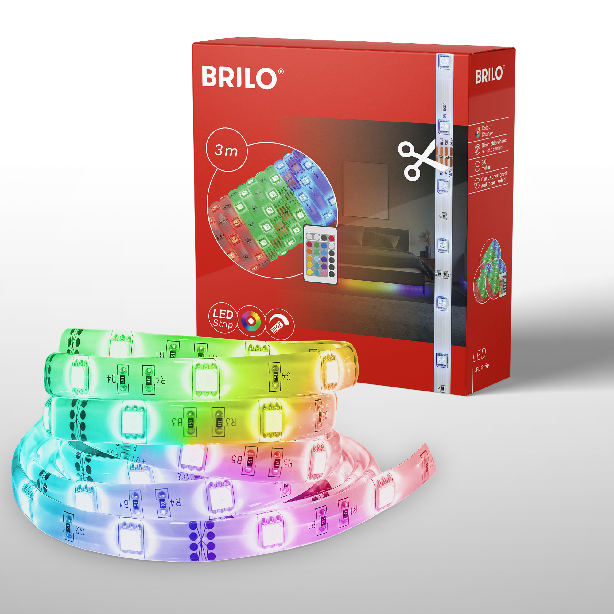 Briloner LED Band, 300 cm, weiß Briloner LED Band, 300 cm, weiß