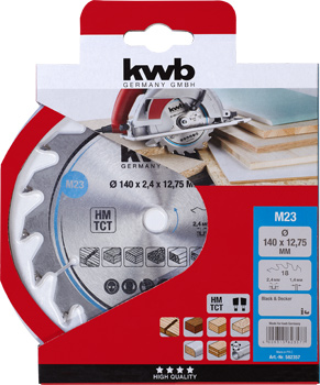 Kwb HM-Spanplatten-Kreissägeblatt, 140 x 12,75 mm