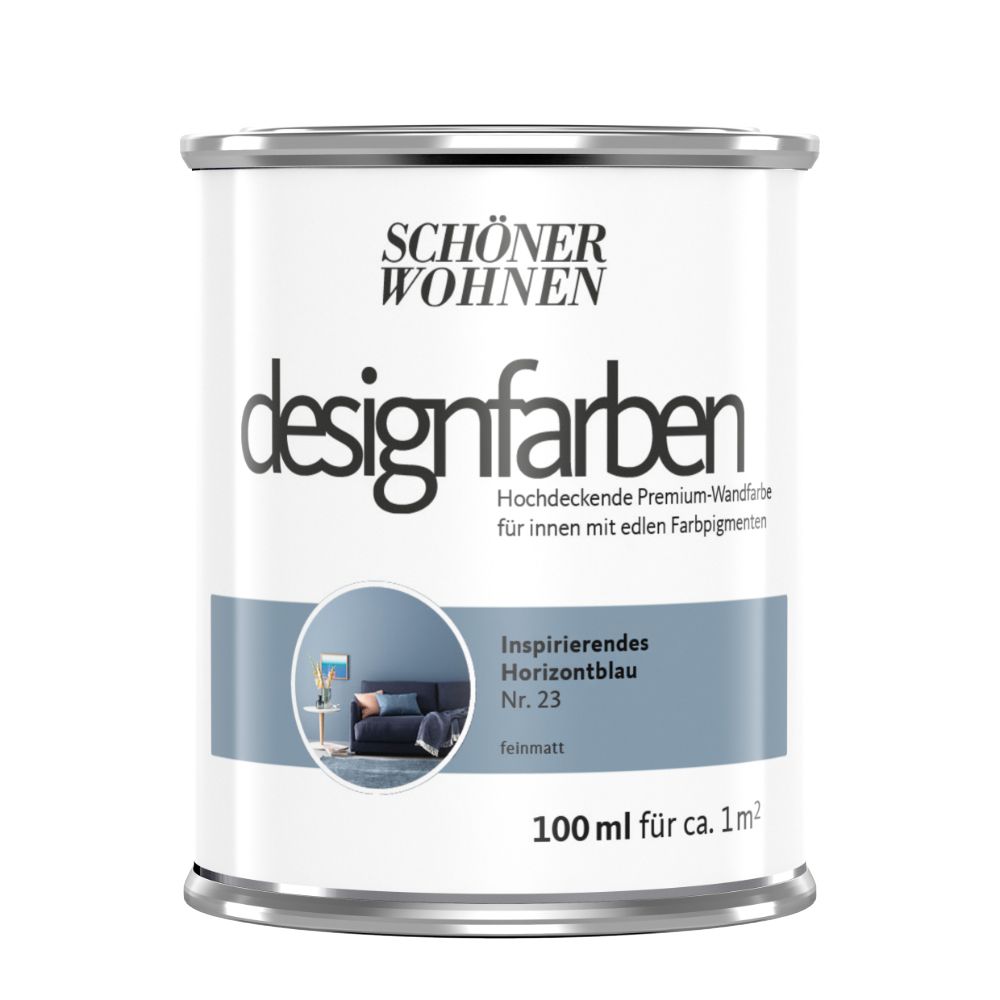 Schöner Wohnen Designfarbe, inspiriendes horizontblau, 100 ml