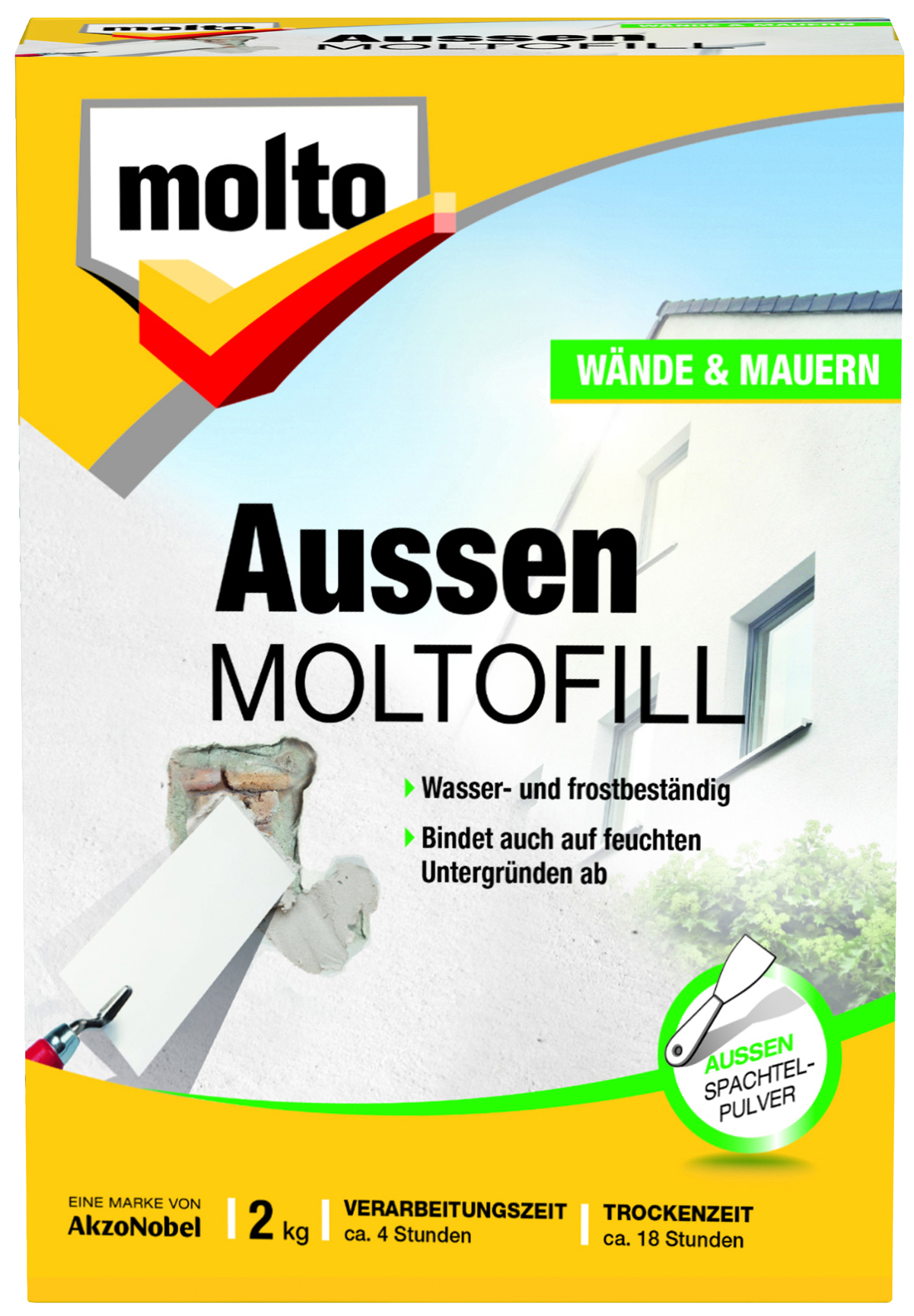 MOLTOFILL SPACHTELPULVER AUSSEN 2KG