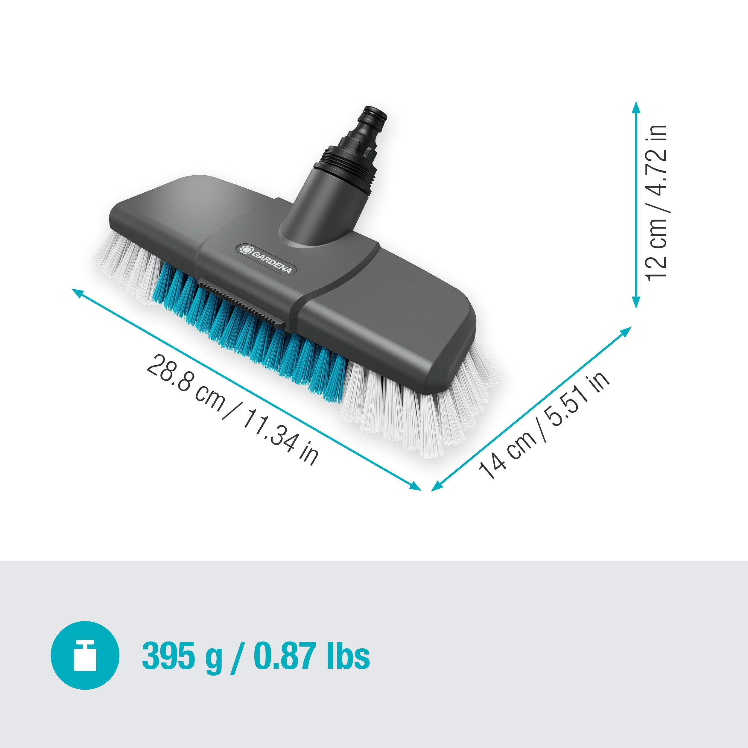 Gardena Cleansystem Stielbürste hard Gardena Cleansystem Stielbürste hard