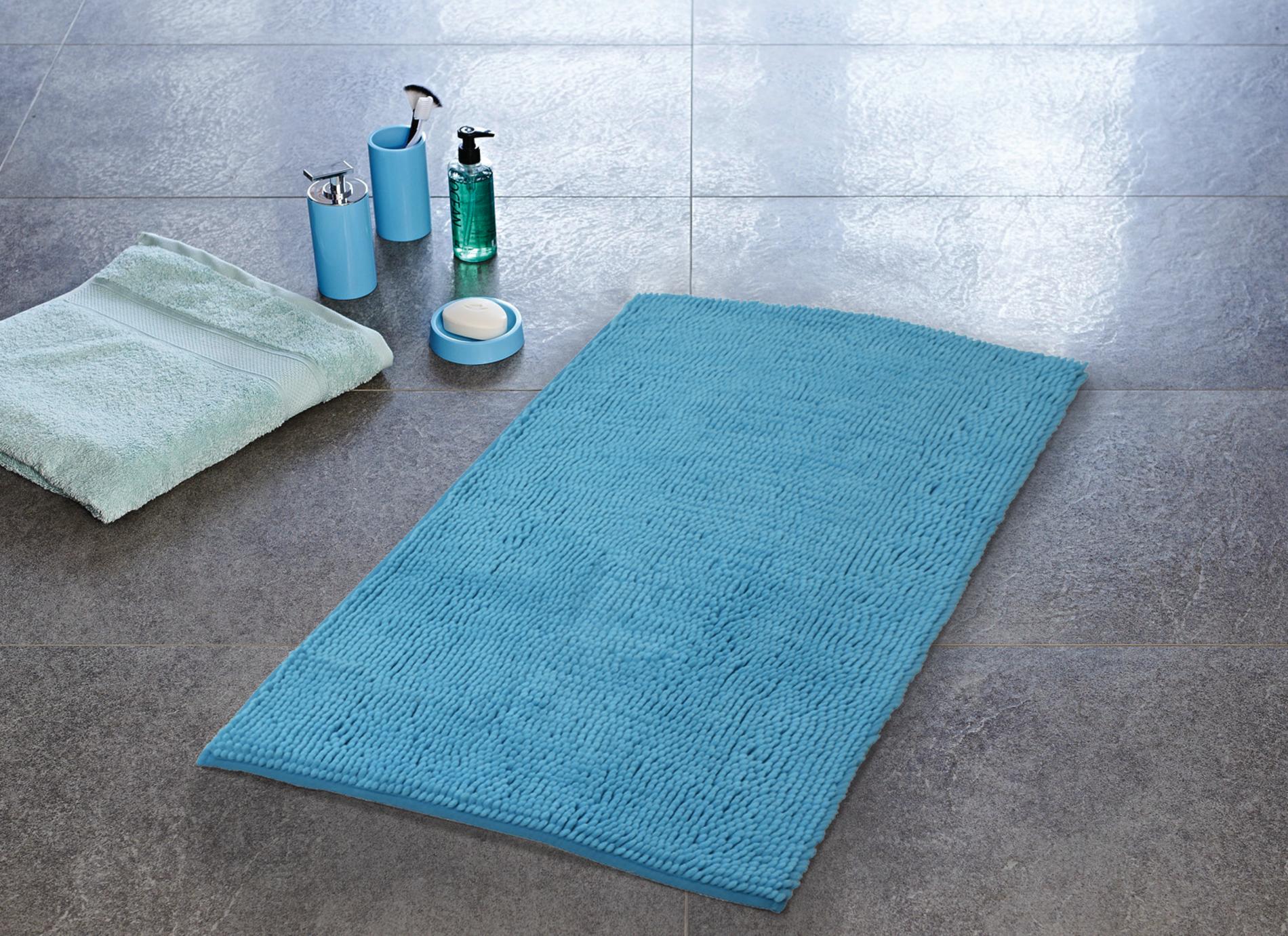 737200-2   TEPPICH 55X85 CM SOFT HELLBLAU