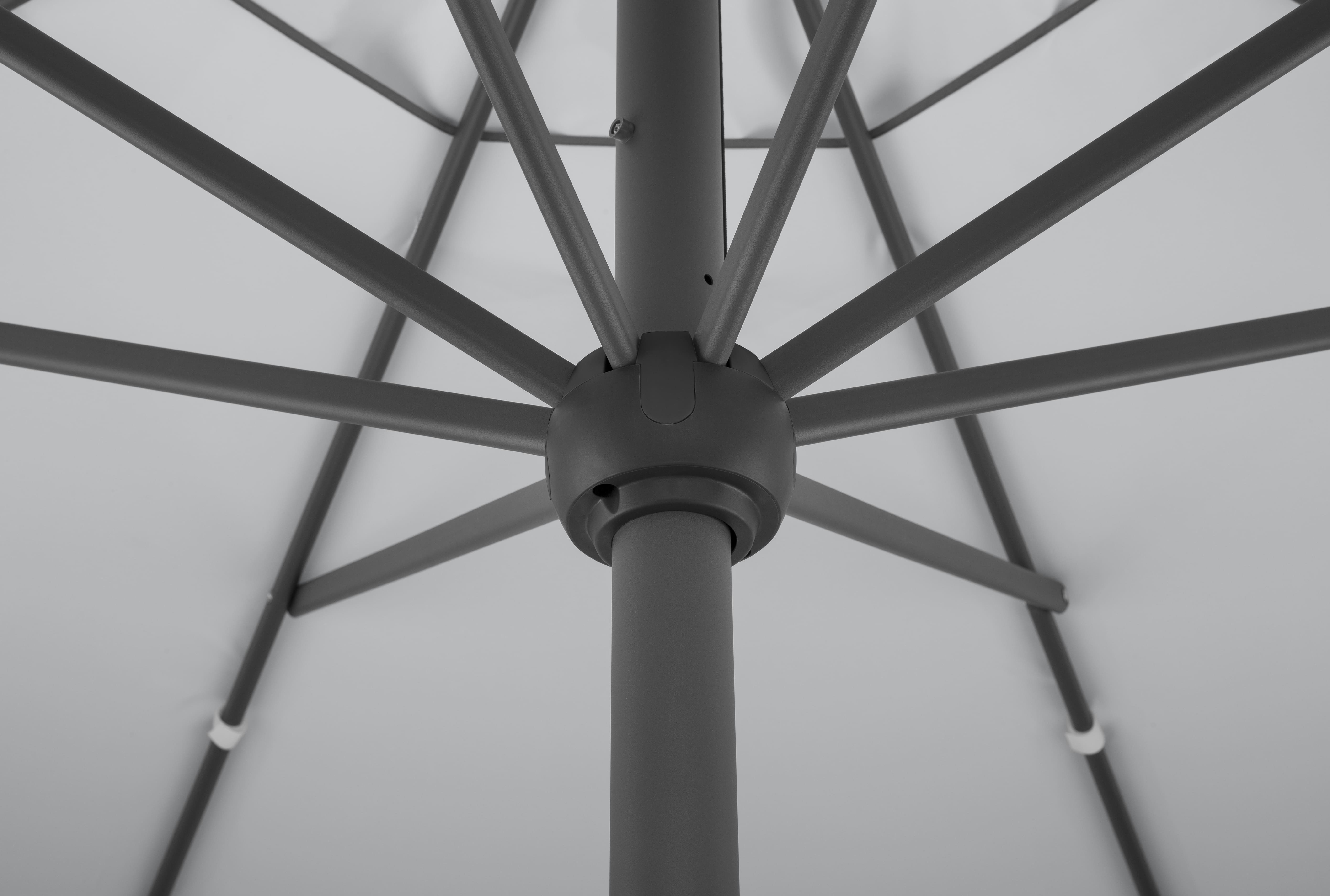 Schneider Schirm Adria 350cm Silbergrau