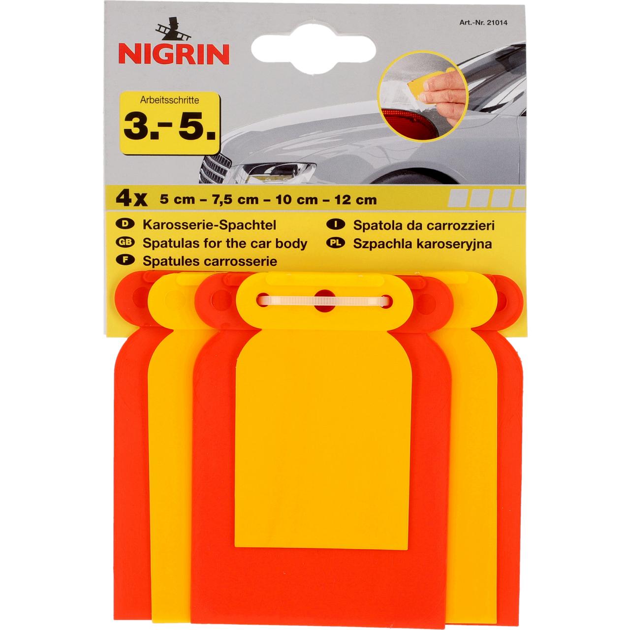 128946 NIGRIN  KAROSSERIE-SPACHTELSATZ 4-TEILIG