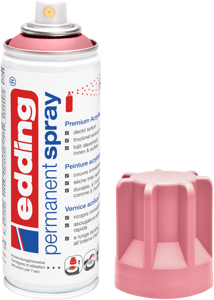 Edding 5200 Permanentspray Premium Acryllack edel mauve matt Edding 5200 Permanentspray Premium Acryllack edel mauve matt