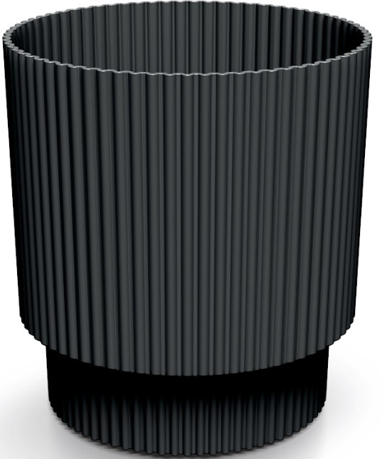 Prosperplast Blumentopf Milly Round, Ø 19,5 cm, carbon