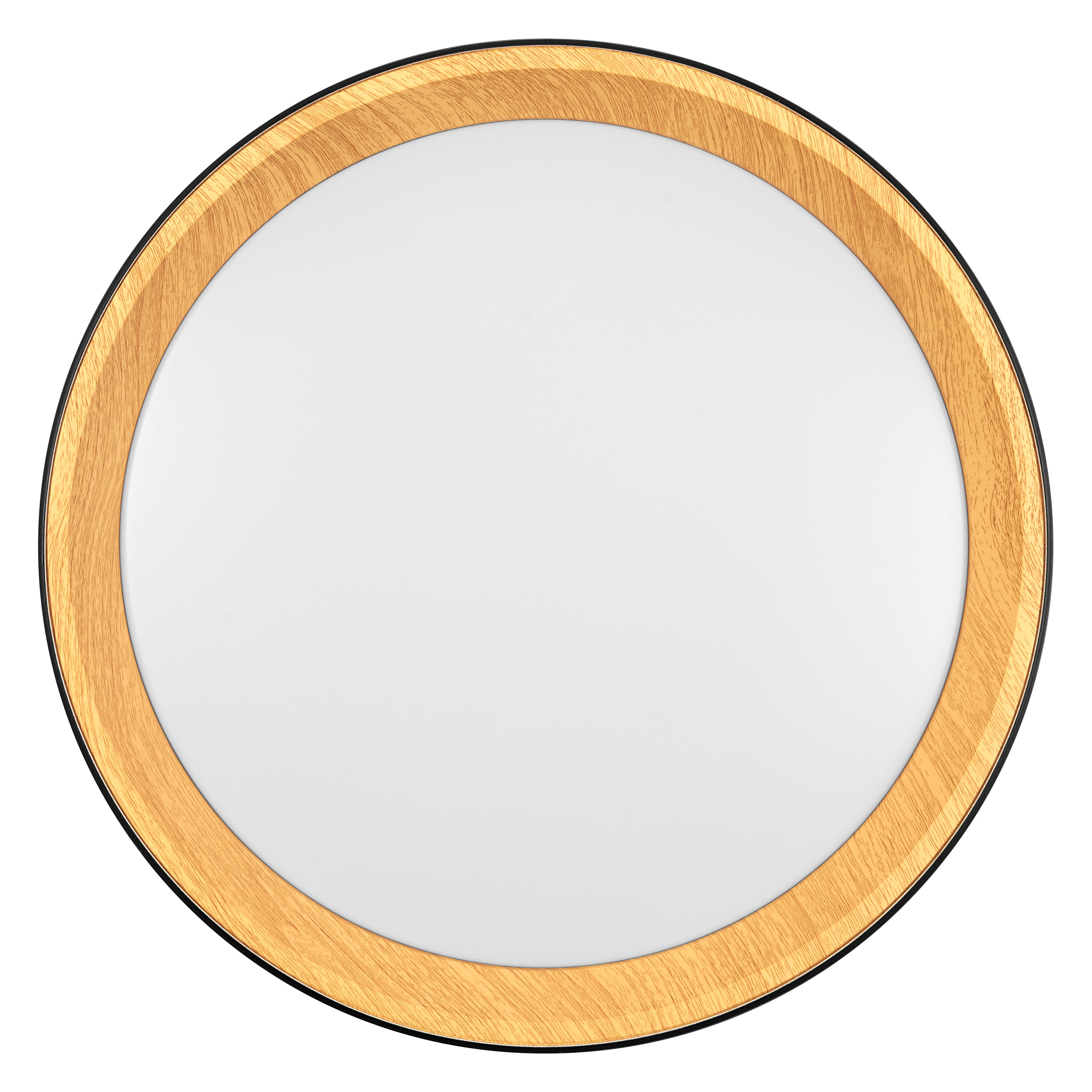Osram Led Deckenleuchte "Orbis Larios", 390 mm, 24W, 830, Holzdekor/schwarz