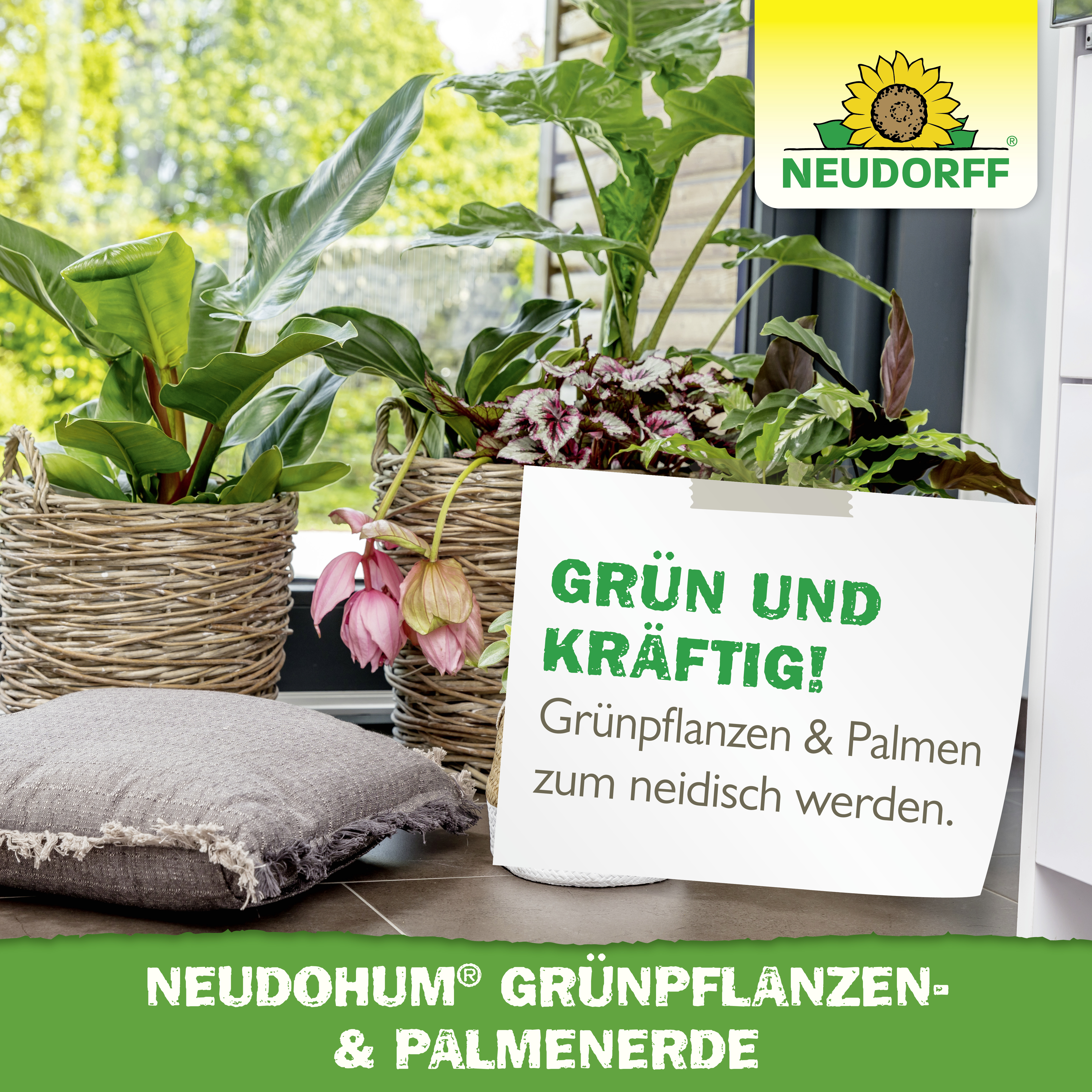 Neudorff NeudoHum Grünpflanzen- & PalmenErde, 20 L