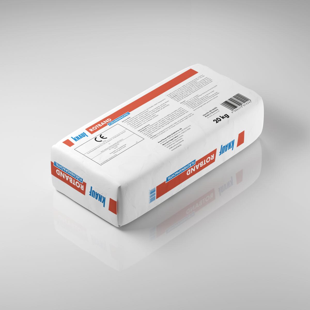 4006379074242_Rotband-Fl-chenspachtel-20kg_Produkt_2 Knauf Rotband Flächenspachtel, 20 kg
