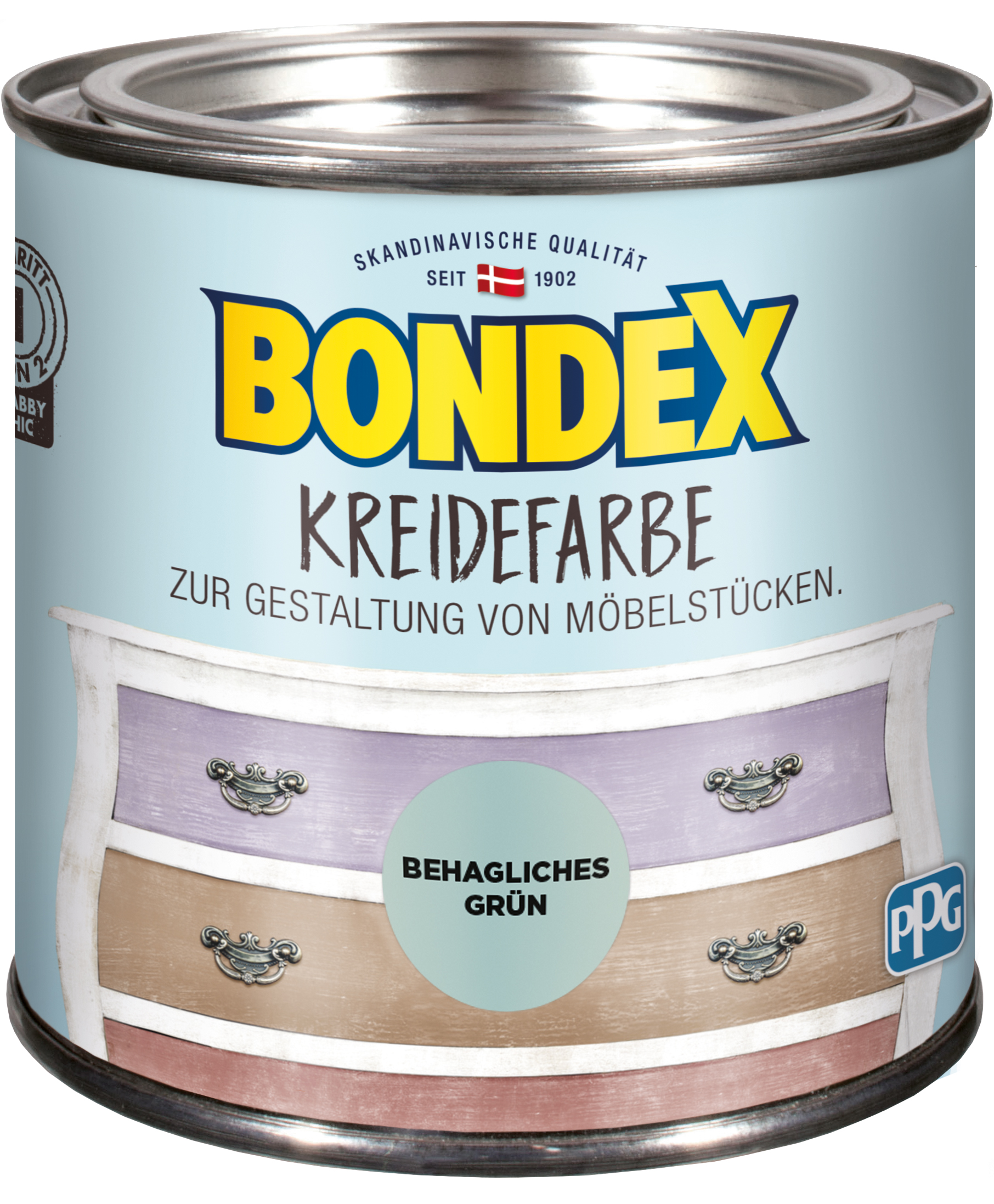 Bondex Kreidefarbe Behagliches Grün, 0,5L