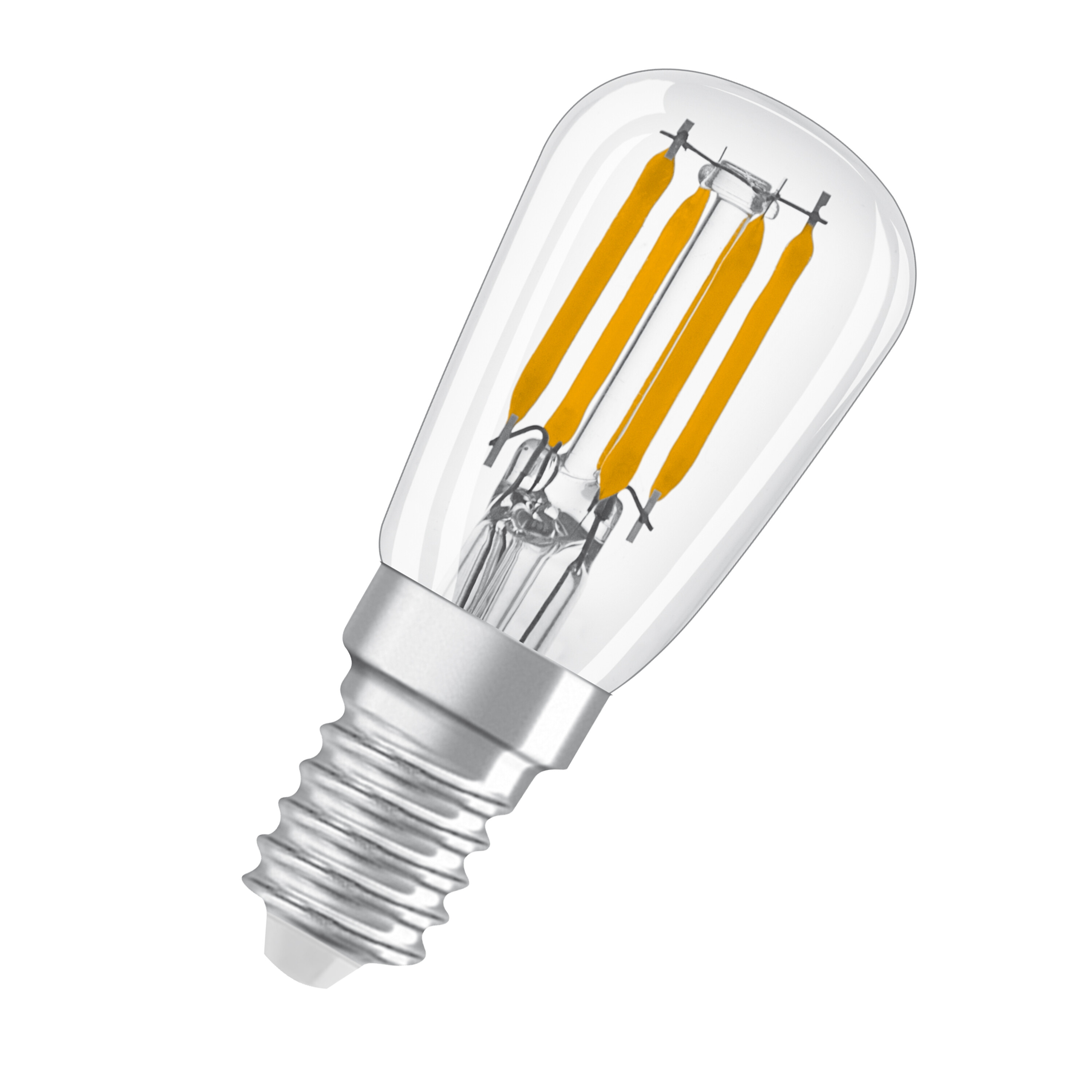 Osram LED Lampe, kaltes Tageslicht, klar, E14