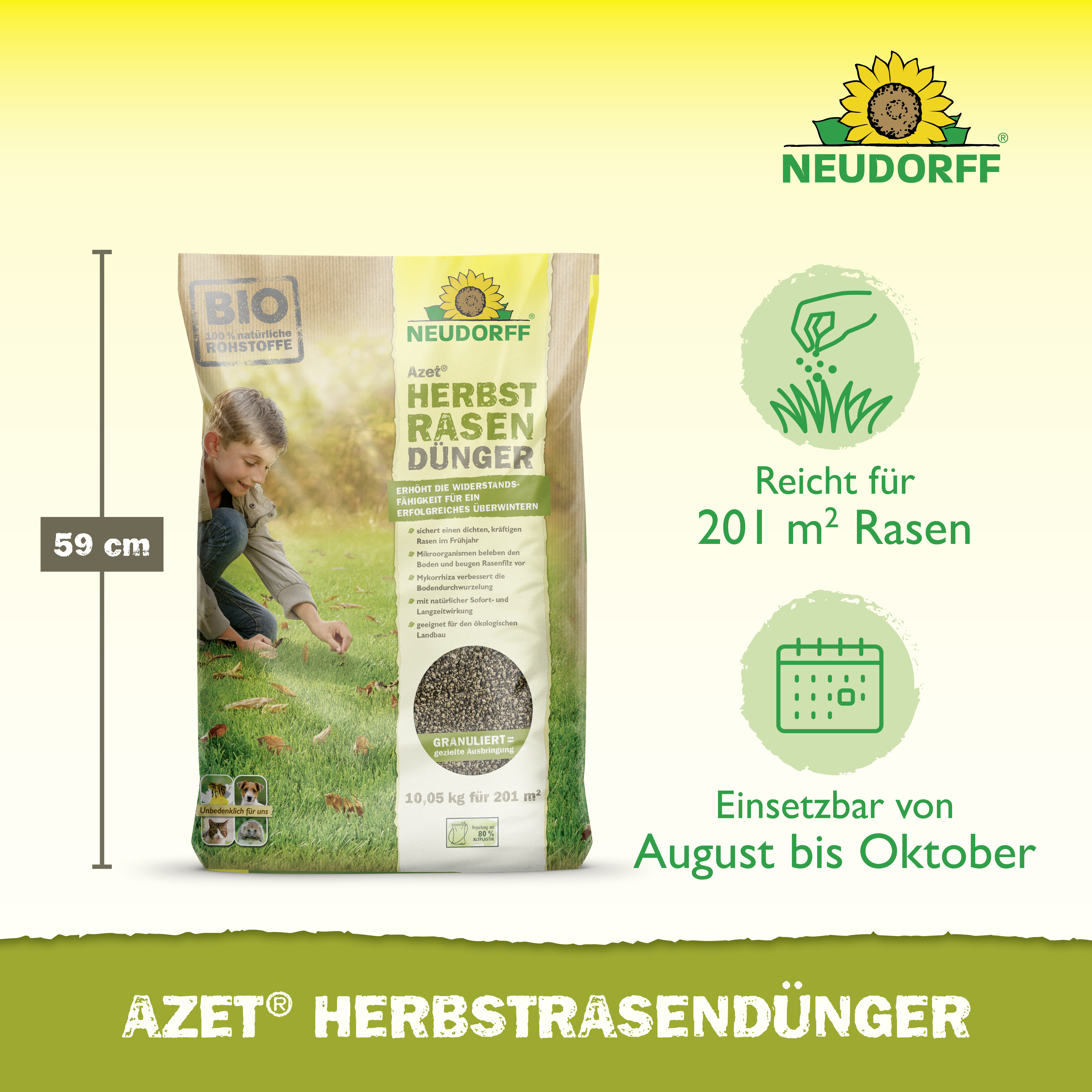 Neudorff Azet HerbstRasen Dünger