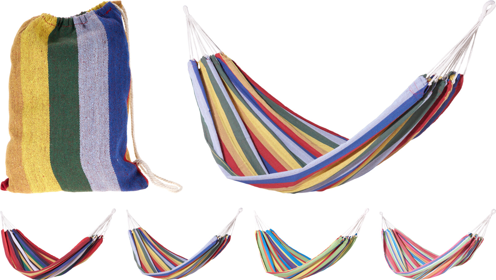 Koopman Hängematte, gestreift, 200 x 100 cm