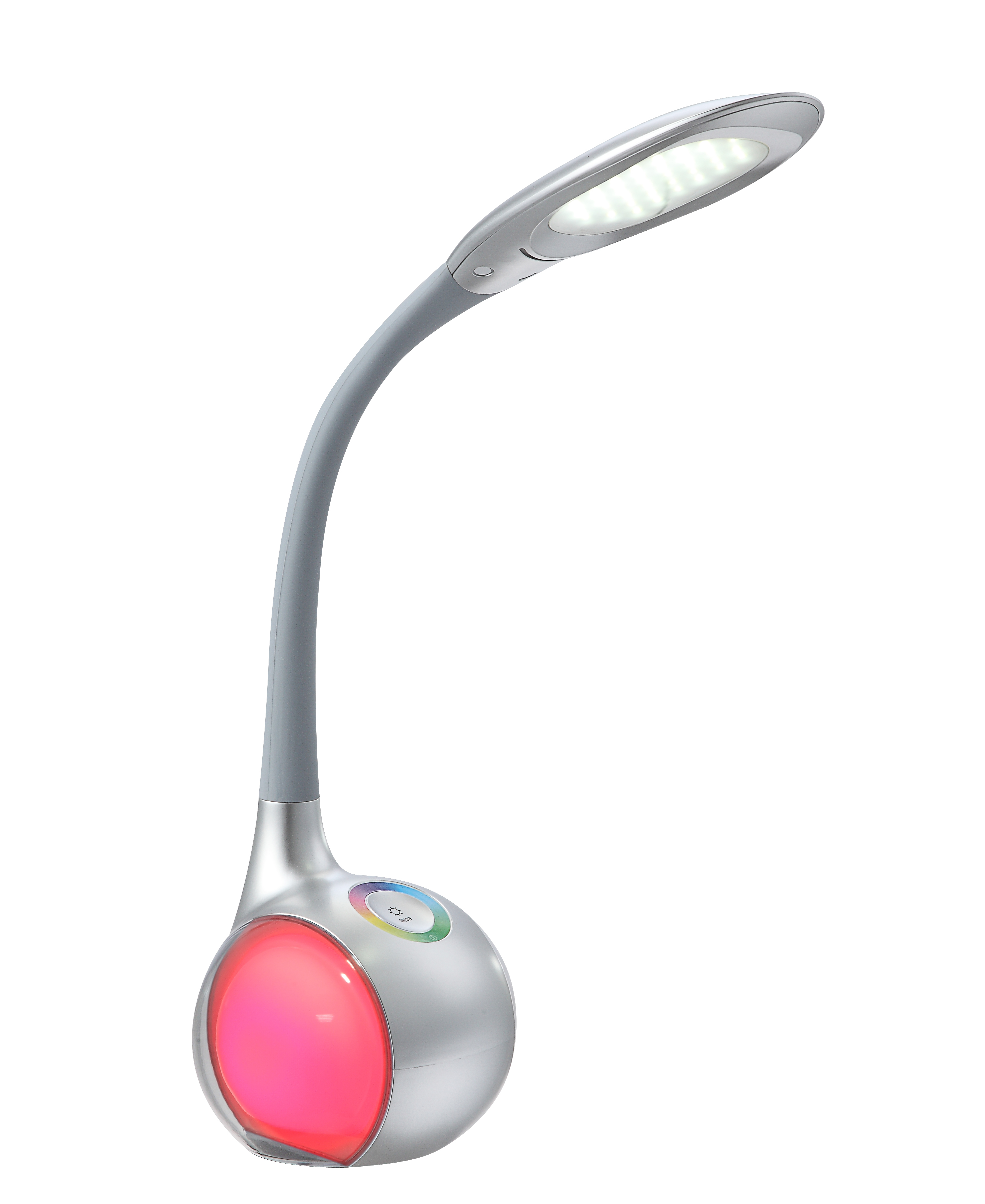 612823_e GLOBO TISCHLEUCHTE 5W 280LM RGB TOUCH DIMMBAR SILBER