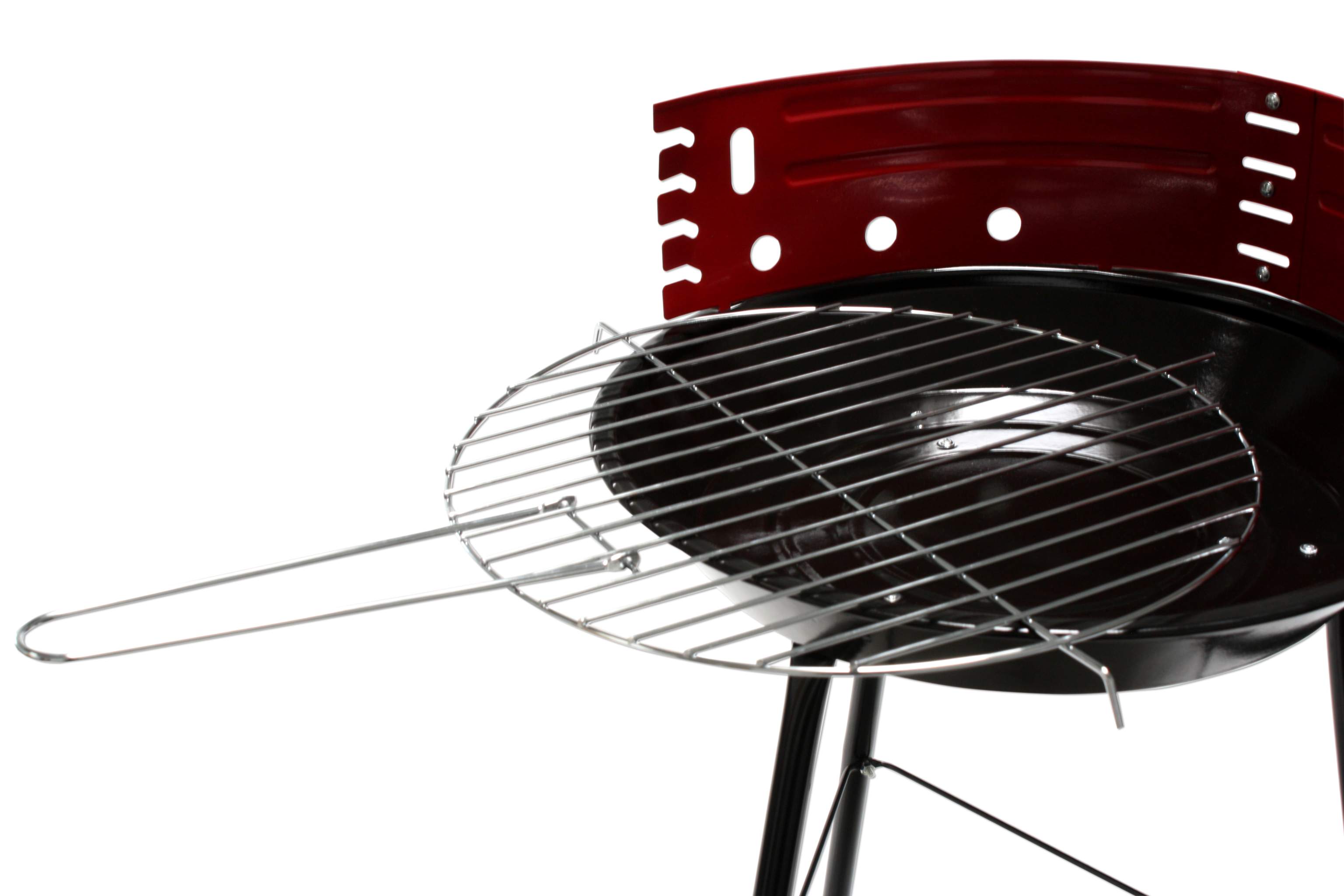 Dreibein Grill Festival Kynast Exklusiv, schwarz-rot