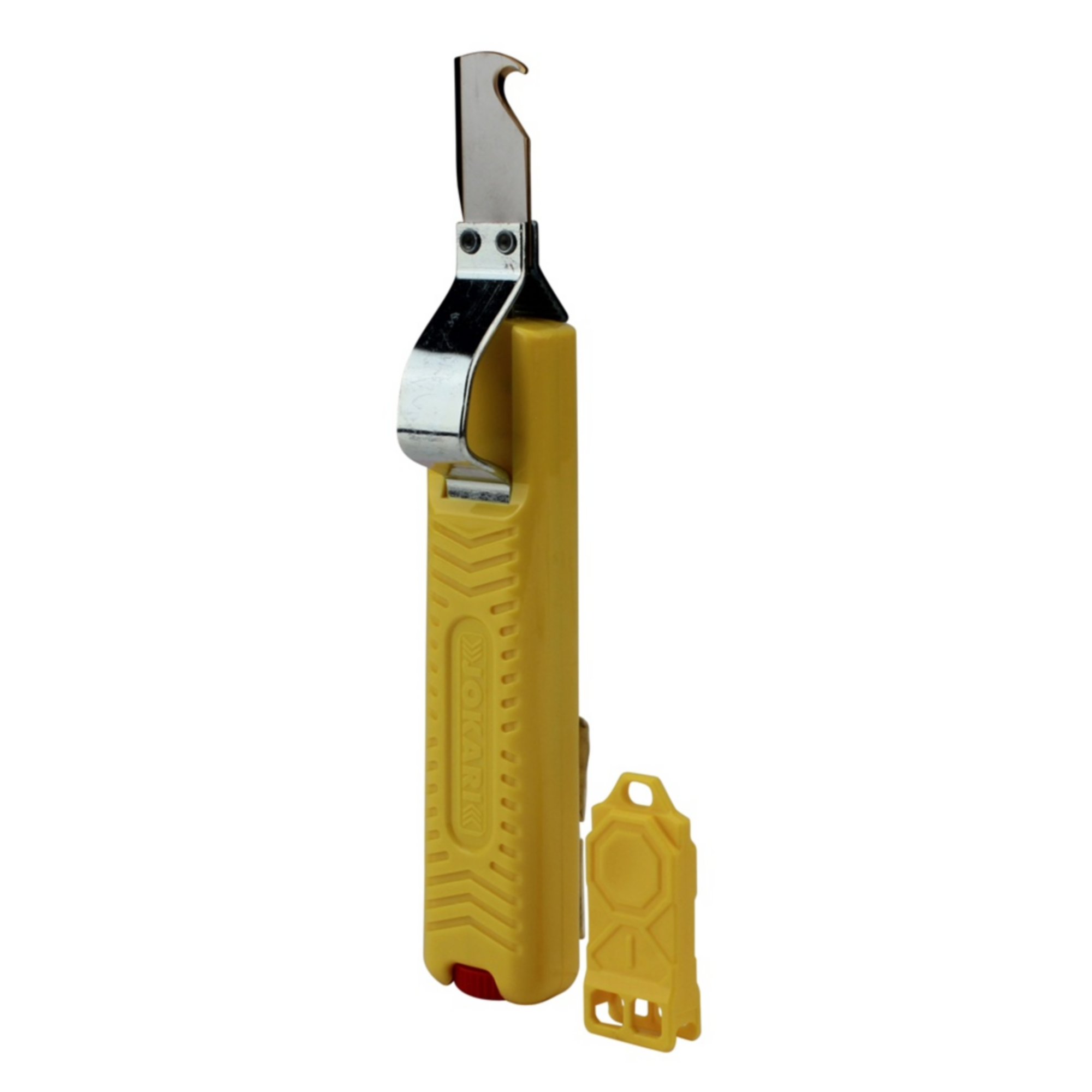 Jokari Kabelmesser Nr.28H mit Hakenklinge, gelb Jokari Kabelmesser Nr.28H mit Hakenklinge, gelb