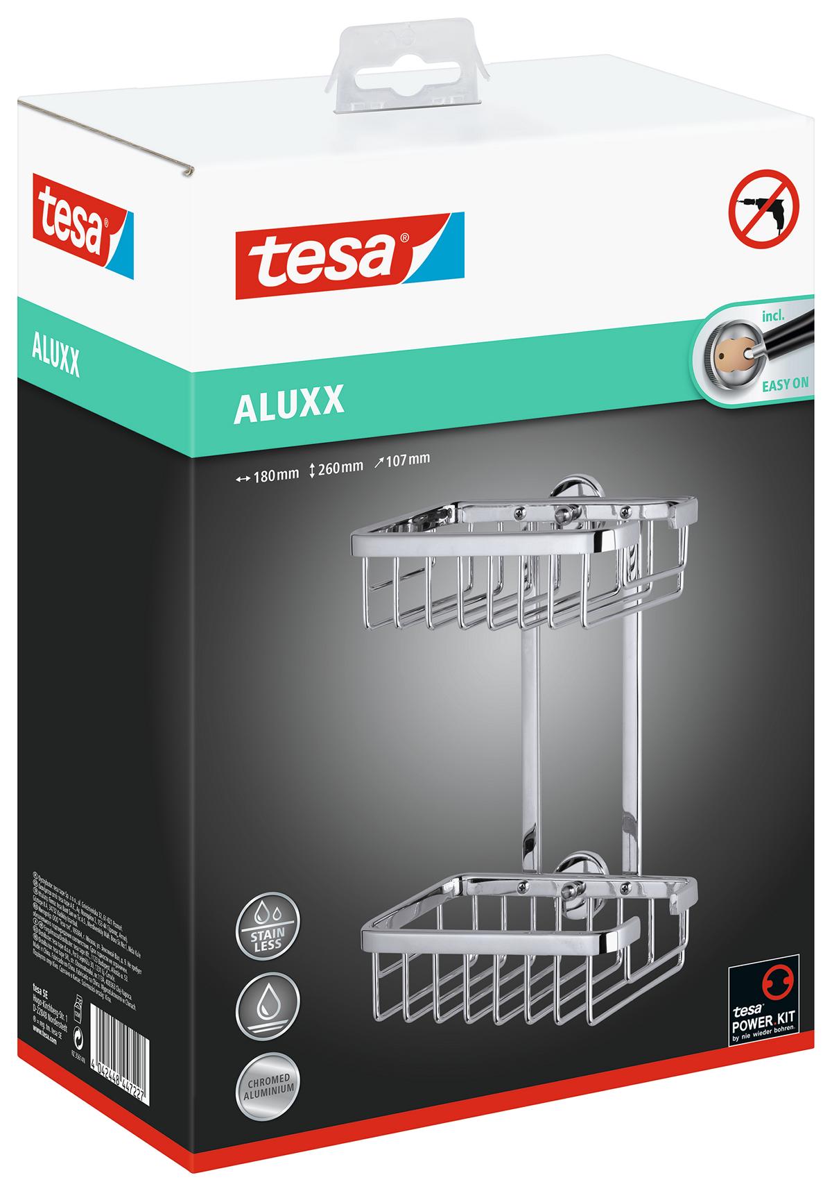 tesa_ALUXX_402110000000_LI490_left_pa tesa Aluxx Ablagekorb, zweistöckig, viereckig