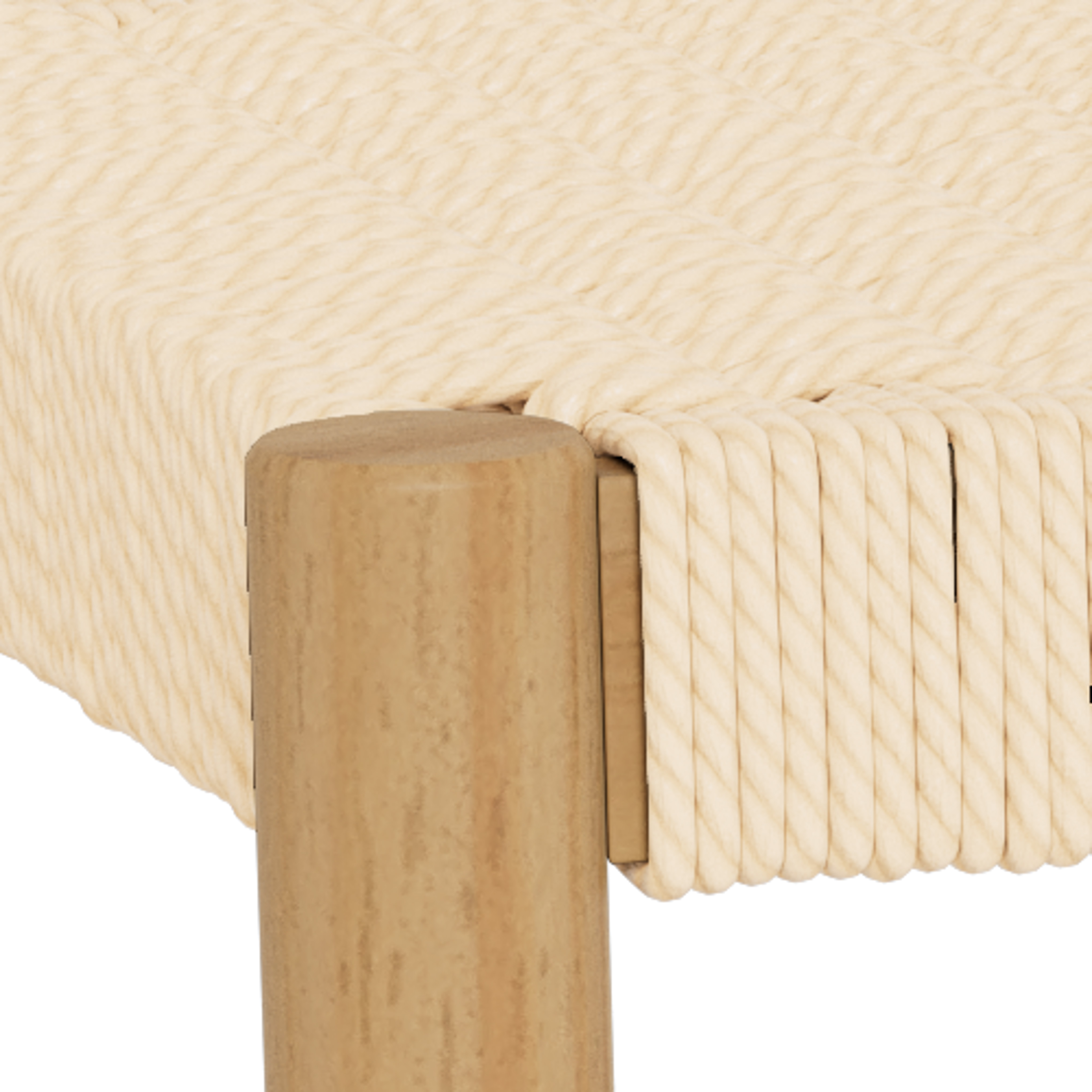 Actona Alvin Bank, off white, 80x35x45 cm