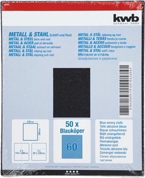 820060-300 Kwb Schleifbogen Blaukörper K 60