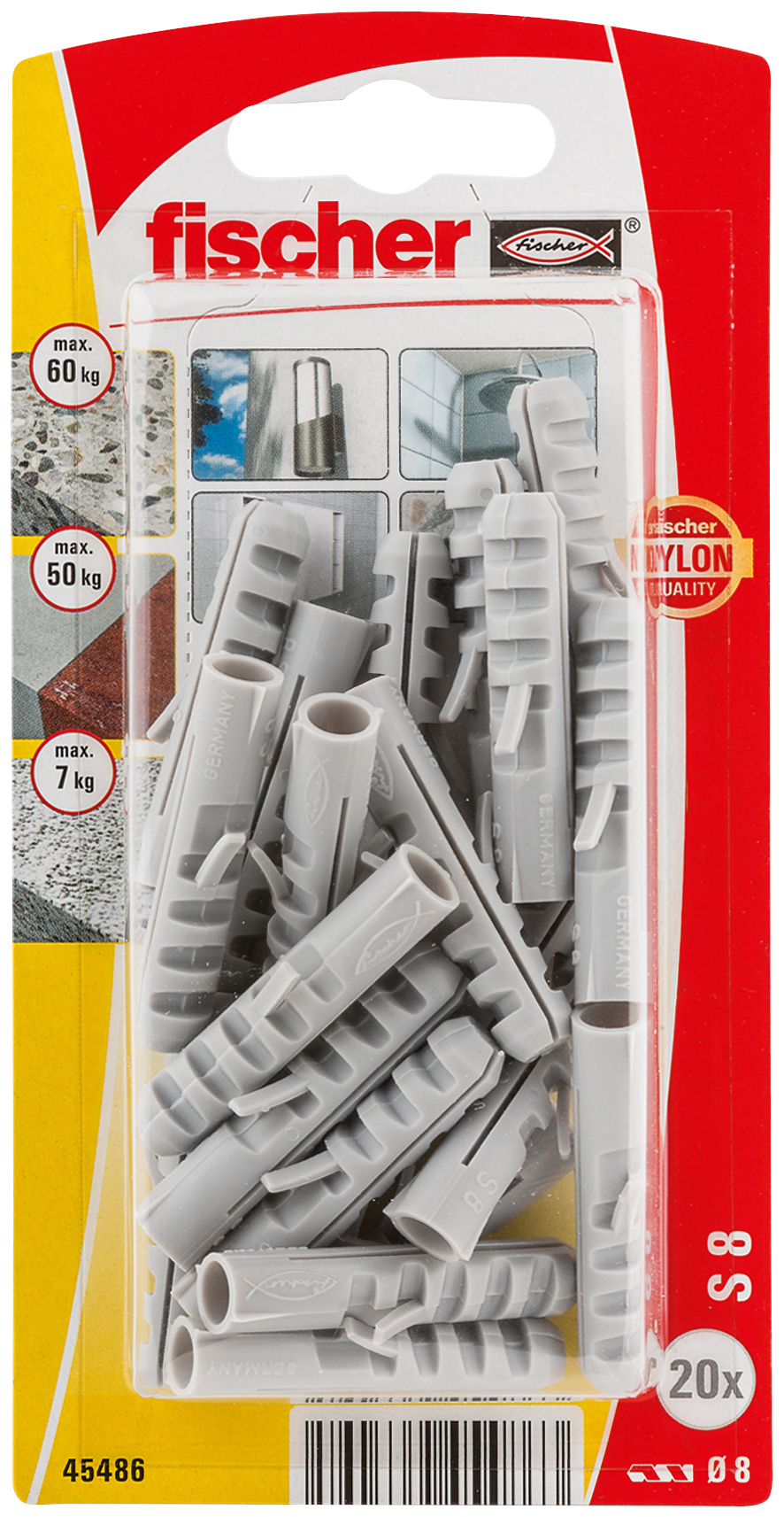 fischer Dübel S 8 K (20) fischer Dübel S 8 K (20)