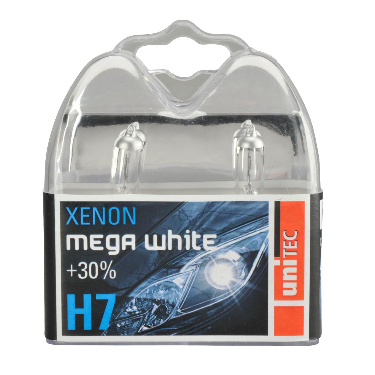  XENON H7 AUTOLAMPE MEGA WHITE 12V 55W UNITE