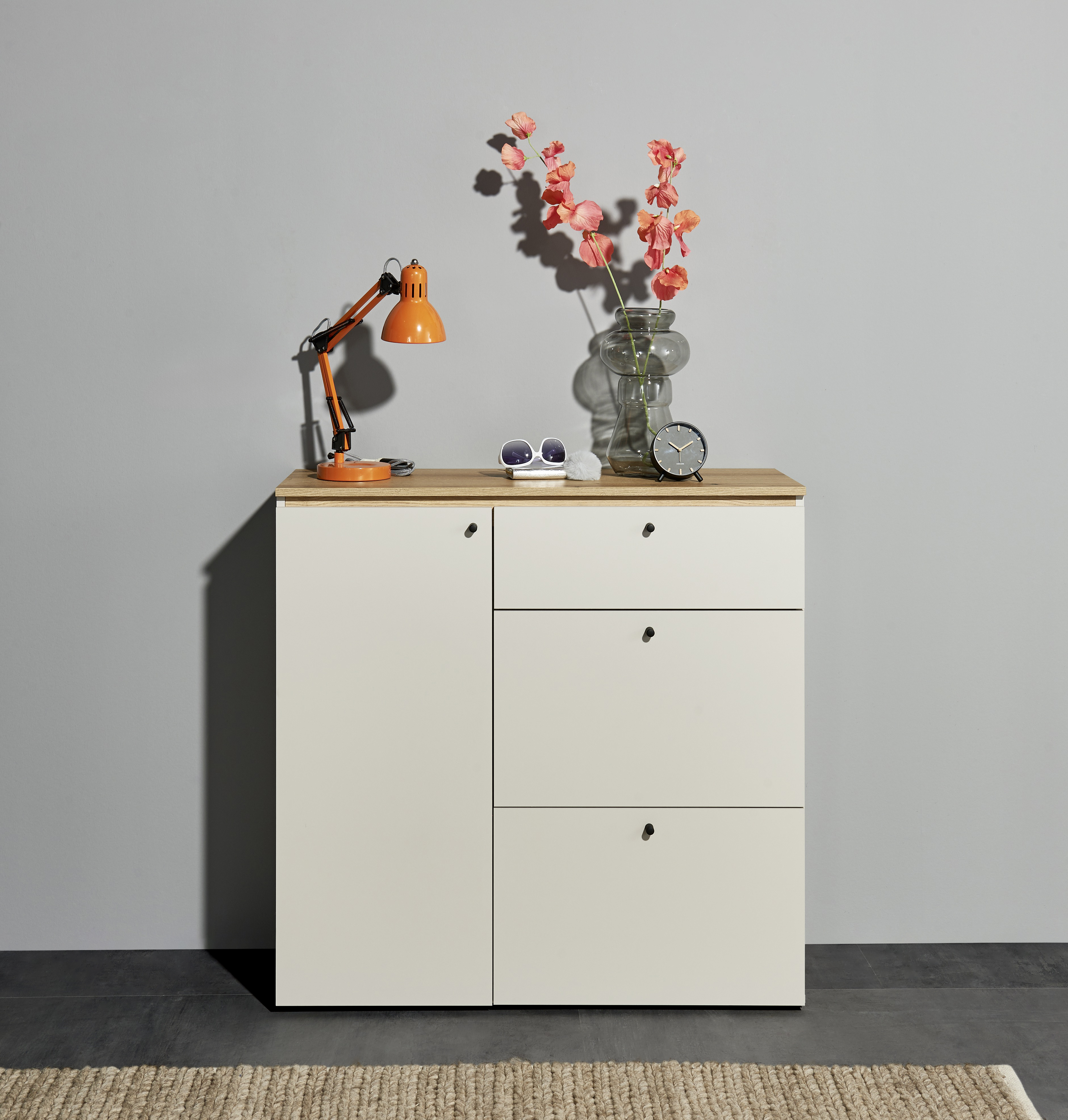Bega Schuhkommode Lime, B/H/T ca. 102 x 100 x 38 cm