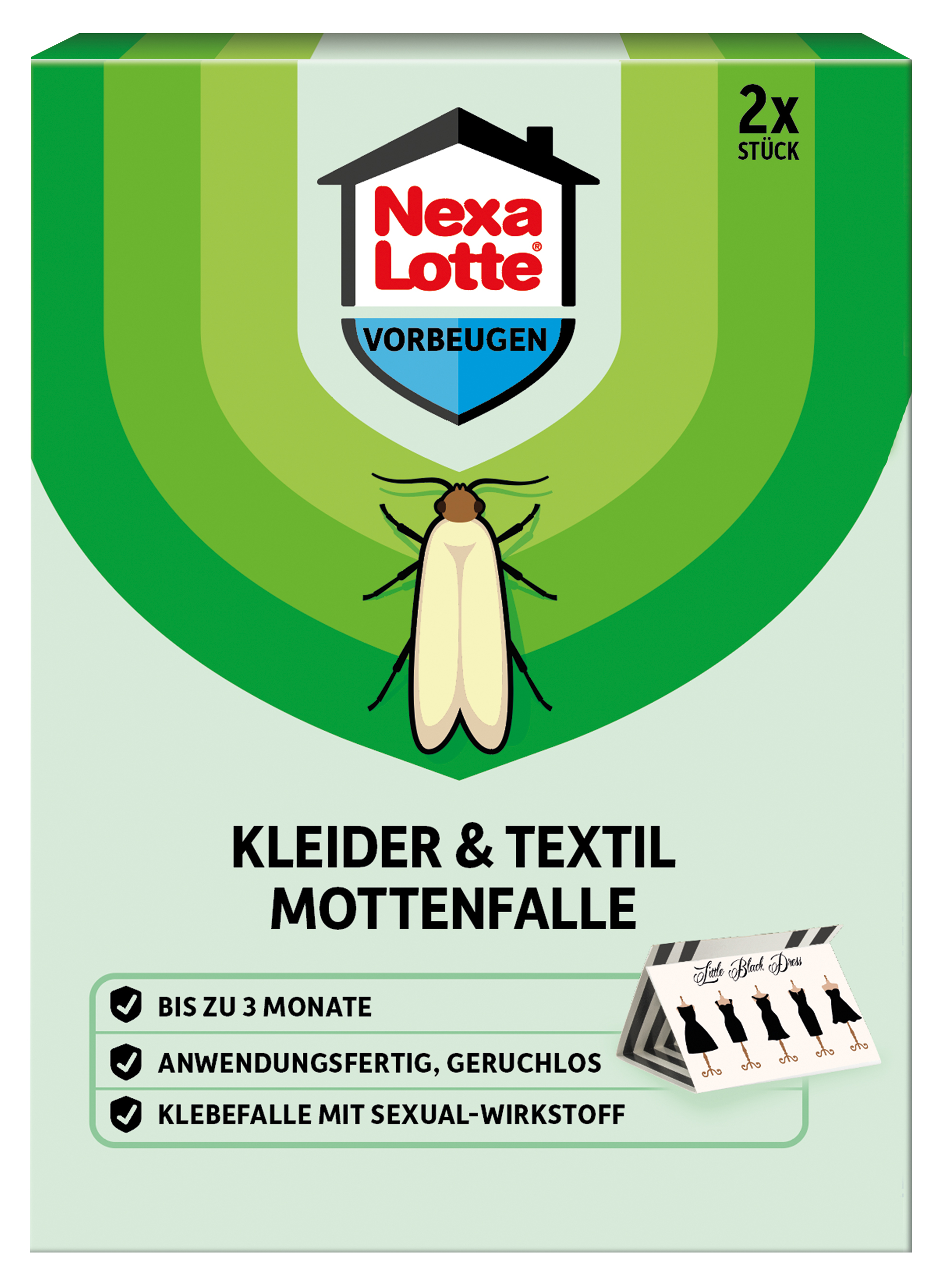 Nexa Lotte Kleider-&Textil-Mottenfalle 2 Stück