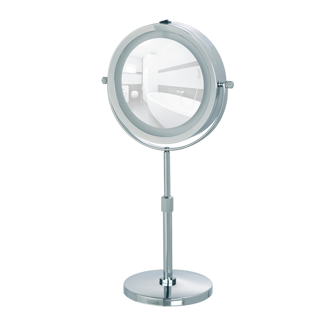370471-LED-Standspiegel-Lumi_FS_02 WENKO LUMI LED STANDSPIEGEL