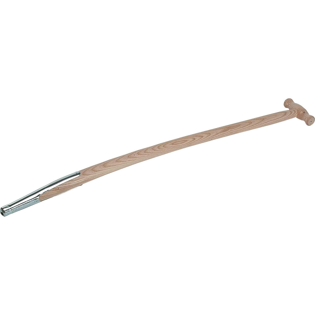 095SPETZ Triuso Spaten-Gabelstiel mit T-Griff, gebogen mit Zwinge, 95cm