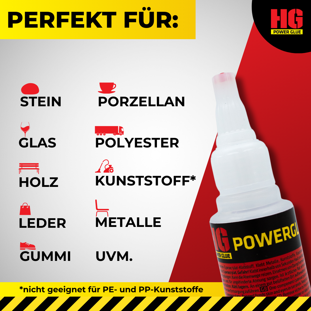 HG Power Glue Sekundenkleber dünn, 20 g