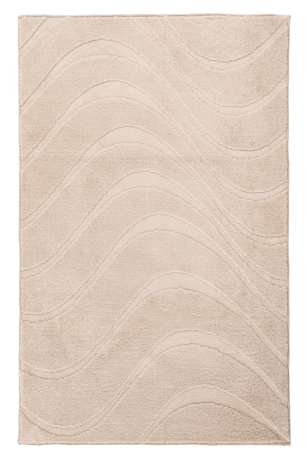 Lalee Badteppich Lina beige, 50 x 90 cm