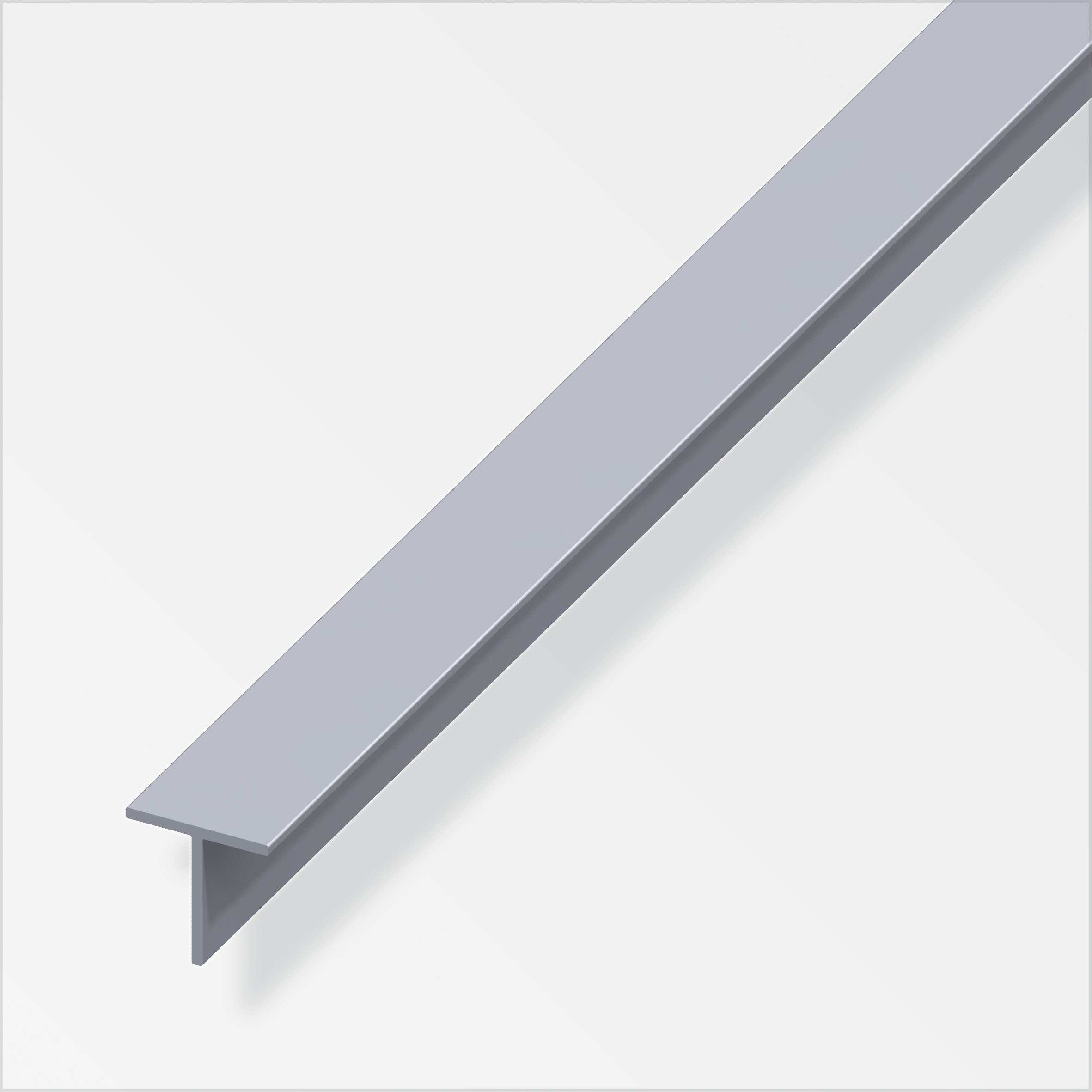 Alfer Quadrat-T, 7,5 x 1 mm, blank