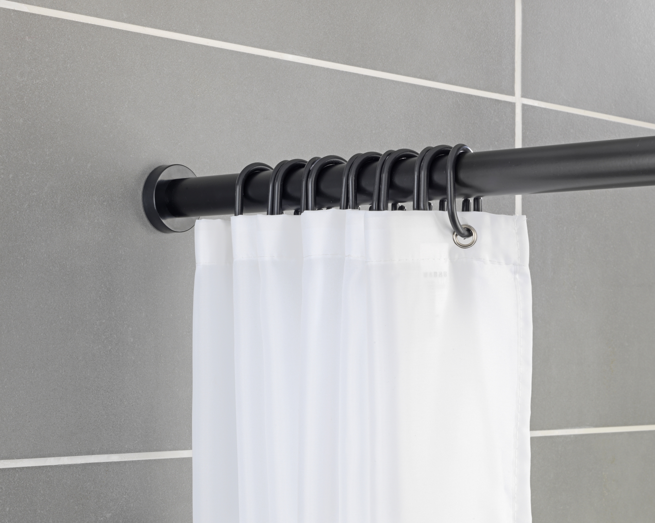 Schöner Wohnen Teleskop Duschstang.Obleon, 70-115 cm, schwarz