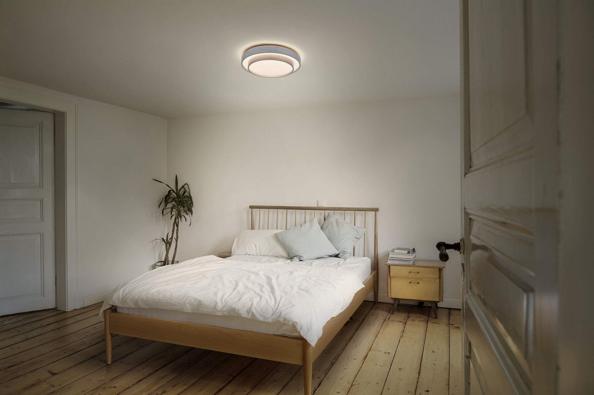 Osram Led Deckenleuchte "Orbis Razon", 385 mm, 24W, 830, silber