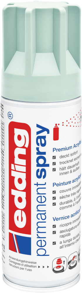 Edding 5200 Permanentspray Premium Acryllack mild mint matt Edding 5200 Permanentspray Premium Acryllack mild mint matt