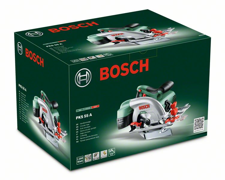 Bosch Handkreissäge PKS 55 A Verpackung