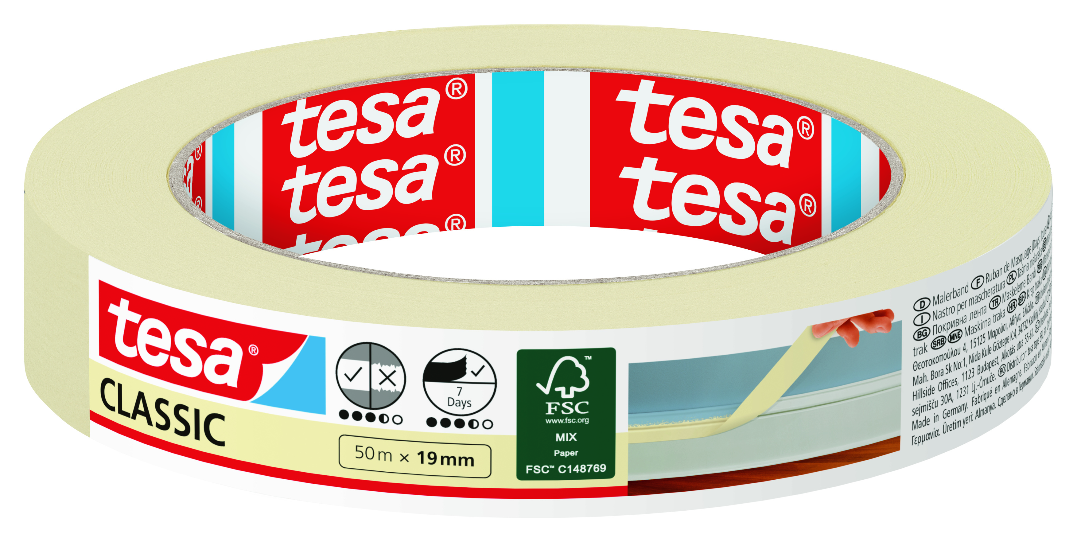 tesa Malerband 50 m x 19 mm tesa Malerband 50 m x 19 mm