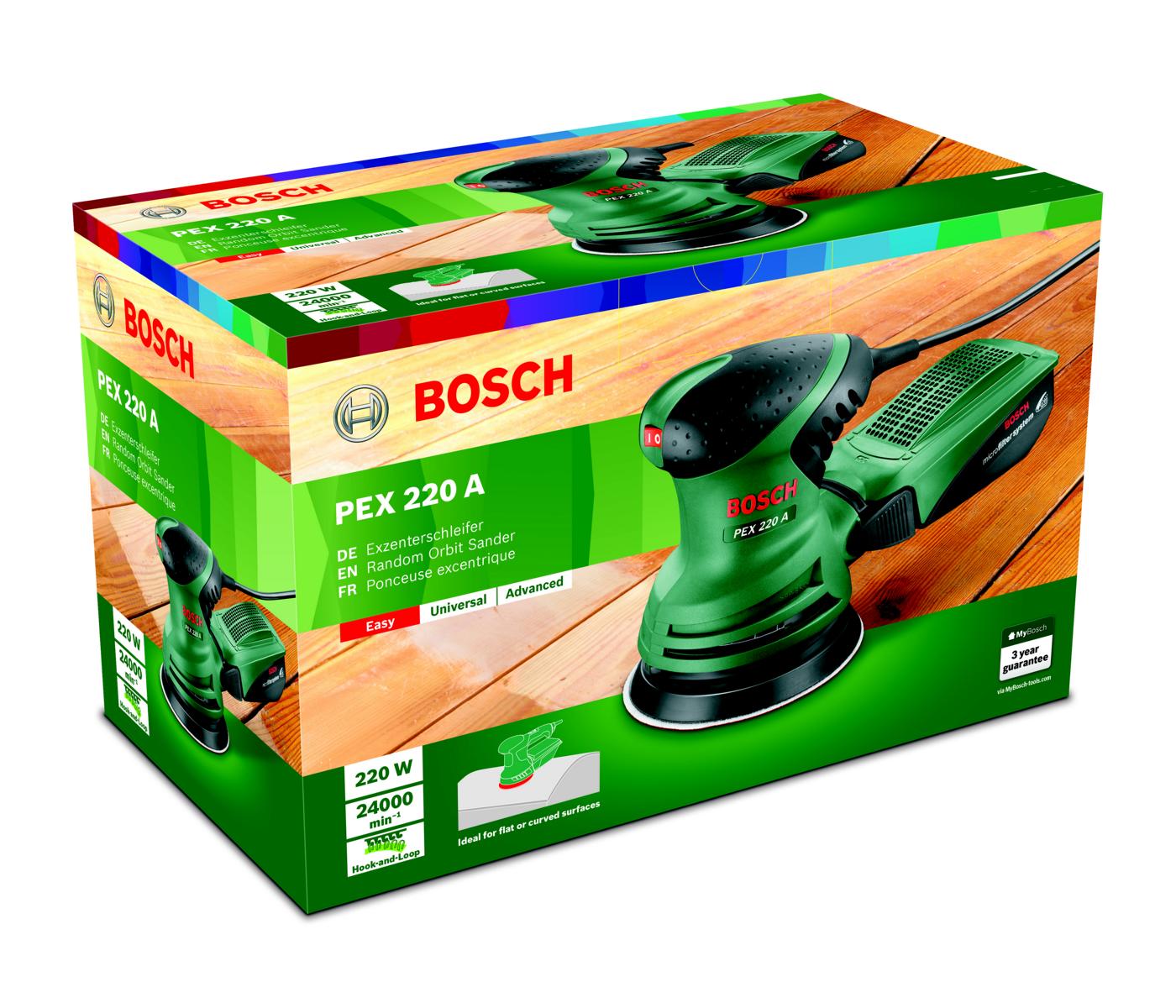Bosch Exzenterschleifer PEX 220 A