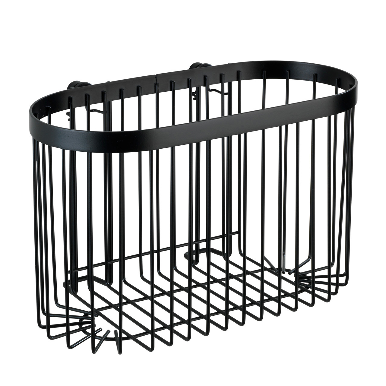 490861-Wandablage-gro-Classic-Plus-schwarz_FS_02 WENKO CLASSIC PLUS WANDABLAGE GROSS SCHWARZ