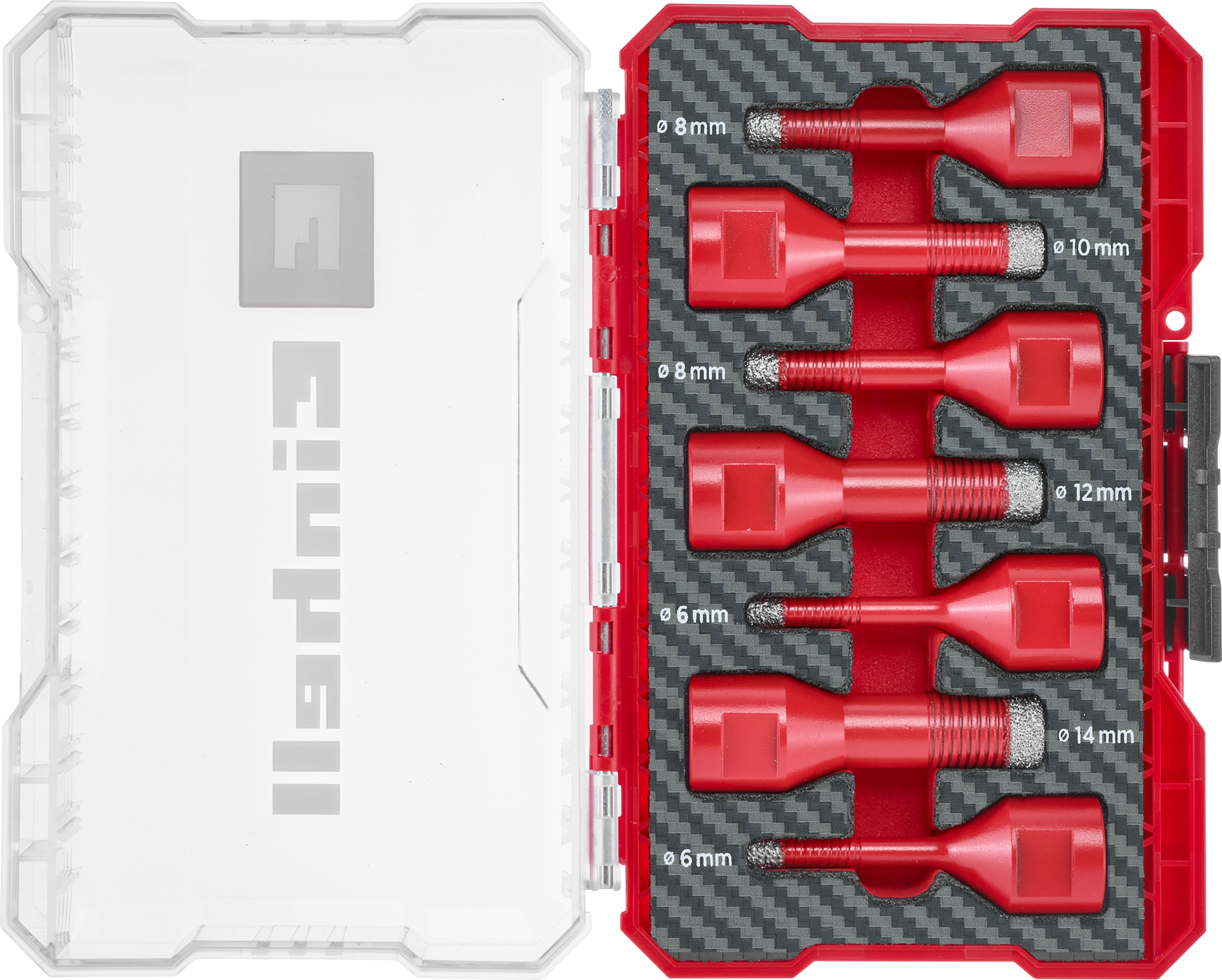 Einhell Diamant-Fliesenbohrer-Set, M14, M-CASE, 7-tlg., Ø 6-14 mm