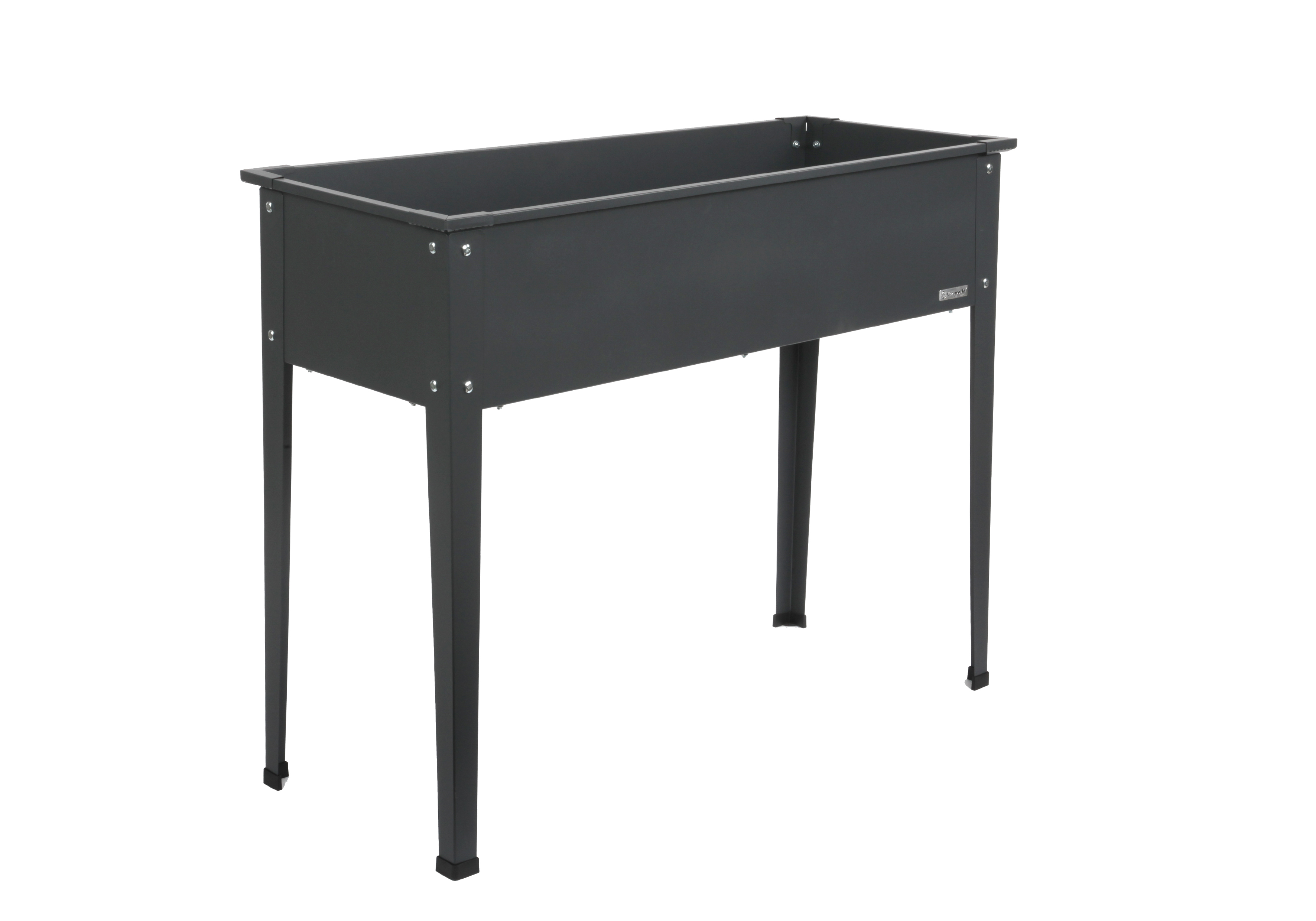 Floraworld Hochbeet Metall Gr. 3, 100 x 40 x 80 cm, Anthrazit matt