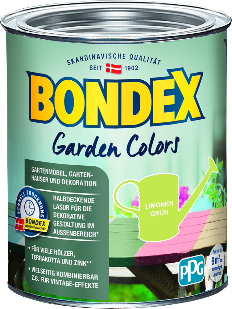 Bondex Garden Colors Limonen Grün, 750 ml